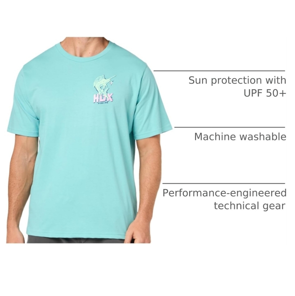 HUK Mens Fishing Graphic Tee Performance Short Sleeve - Picture 3 of 6